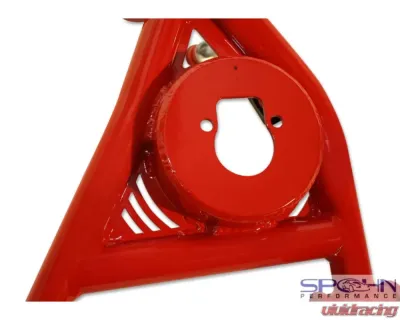 Spohn Gloss Black Tubular Front Lower A-Arms w/ Polyurethane Bushings - Pinto Manual Rack Chevrolet | Pontiac GM F-Body 1982-1992 - 782-FMRB