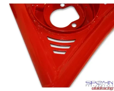 Spohn Gloss Black Tubular Front Lower A-Arms w/ Polyurethane Bushings - Pinto Manual Rack Chevrolet | Pontiac GM F-Body 1982-1992 - 782-FMRB