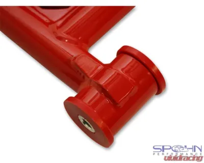 Spohn Gloss Black Tubular Front Lower A-Arms w/ Polyurethane Bushings GM G-Body 1978-1987 - 782-GB