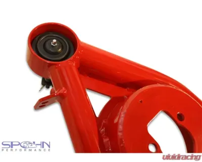 Spohn Gloss Black Tubular Front Lower A-Arms w/ Polyurethane Bushings GM G-Body 1978-1987 - 782-GB