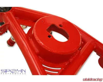 Spohn Gloss Black Tubular Front Lower A-Arms w/ Polyurethane Bushings GM G-Body 1978-1987 - 782-GB