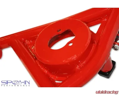 Spohn Gloss Black Tubular Front Lower A-Arms w/ Polyurethane Bushings GM G-Body 1978-1987 - 782-GB