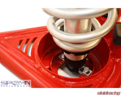 Spohn Gloss Black Tubular Front Lower A-Arms w/ Polyurethane Bushings GM G-Body 1978-1987 - 782-GB
