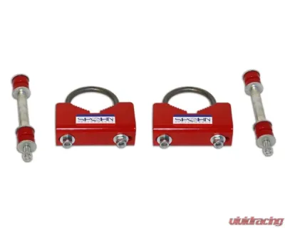 Spohn Bright Red 3.25" Axle Tube Diameter Rear Sway Bar Installation Kit Chevrolet | Pontiac GM F-Body 1982-2002 - 901-325R