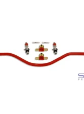 Spohn Gloss Black 4130N Chrome Moly 1.375" Front & 1.00" Rear Sway Bars w/ Spherical End Links Chevrolet | Pontiac GM F-Body 1982-1992                                     - 923T-SELB - Image 4