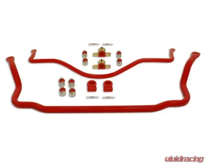 Spohn Gloss Black 4130N Chrome Moly 1.375" Front & 1.00" Rear Sway Bars Set Chevrolet | Pontiac GM F-Body 1982-1992 - 923TB