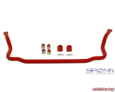 Spohn Gloss Black 4130N Chrome Moly 1.375" Front & 1.00" Rear Sway Bars Set Chevrolet | Pontiac GM F-Body 1982-1992 - 923TB