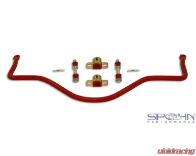 Spohn Gloss Black 4130N Chrome Moly 1.375" Front & 1.00" Rear Sway Bars Set Chevrolet | Pontiac GM F-Body 1982-1992 - 923TB