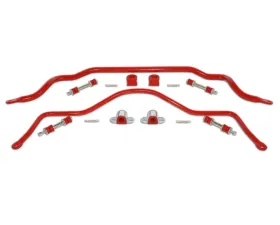 Spohn Bright Red 4140 Chrome Moly Solid Sway Bars Set Chevrolet | Pontiac GM F-Body 1993-2002