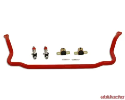 Spohn Gloss Black 4130N Chrome Moly 1-3/8" Diameter Tubular Front Sway Bar w/ Spherical End Links GM G-Body 1978-1987 - 925GT-Front-SELB
