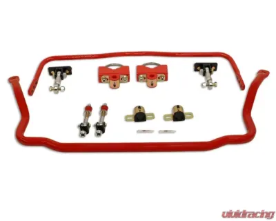Spohn Gloss Black 4140 Chrome Moly 3.00" Rear Axle Tubes 1.375" Front & 0.875" Rear Sway Bars w/ Spherical End Links GM G-Body 1978-1987 - 925GT-PT-300B