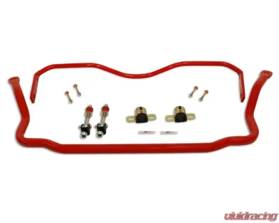 Spohn Gloss Black 4130N Chrome Moly 1.375" Front & 1.00" Rear Sway Bars Set w/ Spherical End Links GM G-Body 1978-1987 - 925GT-SELB