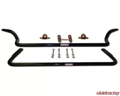 Spohn Bright Red 4140 Chrome Moly Solid Sway Bars Set GM B-Body Chevrolet Impala | Caprice 1977-1990 - 927B-7790R