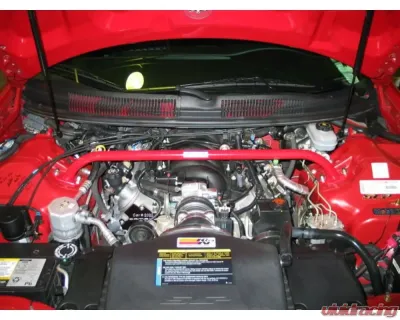 Spohn Bright Red 4130N Chrome Moly Tubular Shock Tower Brace GM F-Body Chevrolet | Pontiac 1993-2002 - 964-4130R