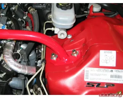 Spohn Bright Red 4130N Chrome Moly Tubular Shock Tower Brace GM F-Body Chevrolet | Pontiac 1993-2002 - 964-4130R