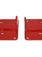 Spohn Bright Red LSx Swap Motor Mount Bushing Adapter Stands GM F | G - Body 1970-1992                                     - 971R - Image 3
