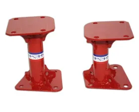 Spohn Bright Red Tubular LSx Solid Motor Mounts Chevrolet | Pontiac GM F-Body 1998-2002
