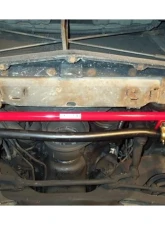 Spohn Bright Red 4130N Chrome Moly Tubular Steering Brace Chevrolet | Pontiac GM F-Body 1983-1992                                     - 995-4130R - Image 2