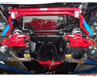 Spohn Bright Red 4130N Chrome Moly Pre-Load Adjustable Tubular Steering Brace Chevrolet | Pontiac GM F-Body 1983-1992 - 996-4130R
