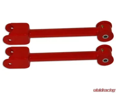 Spohn Bright Red Mild Steel Tubular Rear Trailing Arms w/ Polyurethane Bushings Chevrolet | Pontiac 2008-2015 - C10-201R