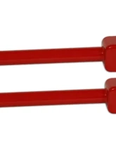 Spohn Bright Red Mild Steel Tubular Rear Trailing Arms w/ Polyurethane Bushings Chevrolet | Pontiac 2008-2015                                     - C10-201R - Image 4
