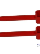 Spohn Bright Red 4130N Chrome Moly Tubular Rear Trailing Arms w/ Spherical Rod Ends Chevrolet | Pontiac 2008-2015                                     - C10-203-4130R - Image 2