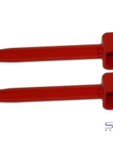 Spohn Bright Red 4130N Chrome Moly Tubular Rear Trailing Arms w/ Spherical Rod Ends Chevrolet | Pontiac 2008-2015                                     - C10-203-4130R - Image 3