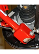 Spohn Bright Red 4130N Chrome Moly Tubular Rear Trailing Arms w/ Spherical Rod Ends Chevrolet | Pontiac 2008-2015                                     - C10-203-4130R - Image 9