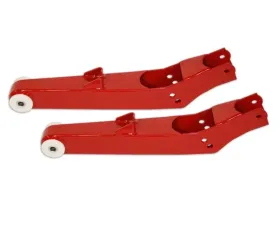 Spohn Bright Red Pro-Touring Adjustable Rear Lower Control Arms Ride Height w/ Delrin Bushings Chevrolet | Pontiac 2008-2015
