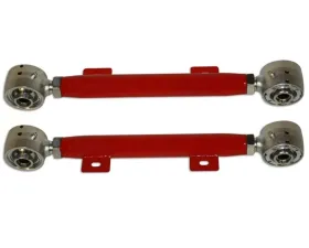 Spohn Bright Red 4130N Chrome Moly Tubular Rear Toe Links w/ Del-Sphere Pivot Joints Chevrolet | Pontiac 2008-2015