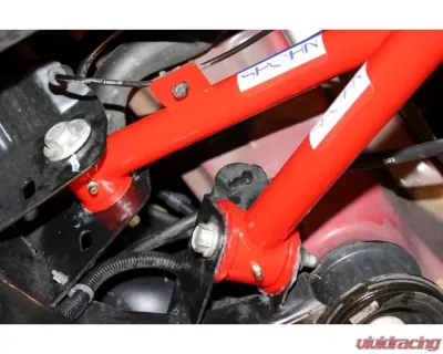 Spohn Bright Red 4130N Chrome Moly Tubular Rear Toe Links w/ Del-Sphere Pivot Joints Chevrolet | Pontiac 2008-2015 - C10-605-4130R