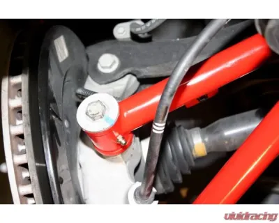 Spohn Bright Red 4130N Chrome Moly Tubular Rear Toe Links w/ Del-Sphere Pivot Joints Chevrolet | Pontiac 2008-2015 - C10-605-4130R