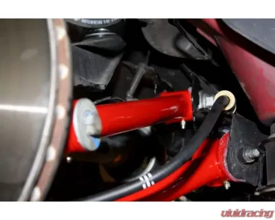 Spohn Bright Red 4130N Chrome Moly Tubular Rear Toe Links w/ Del-Sphere Pivot Joints Chevrolet | Pontiac 2008-2015 - C10-605-4130R