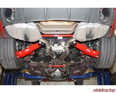 Spohn Bright Red 4140 Chrome Moly 32mm Solid Pro-Series Drag Race Rear Anti-Roll Sway Bar Chevrolet 2010-2015 - C10-921R