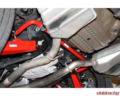 Spohn Bright Red 4140 Chrome Moly 32mm Solid Pro-Series Drag Race Rear Anti-Roll Sway Bar Chevrolet 2010-2015 - C10-921R