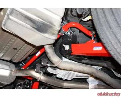 Spohn Bright Red 4140 Chrome Moly 32mm Solid Pro-Series Drag Race Rear Anti-Roll Sway Bar Chevrolet 2010-2015 - C10-921R