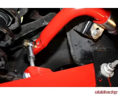 Spohn Bright Red 4140 Chrome Moly 32mm Solid Pro-Series Drag Race Rear Anti-Roll Sway Bar Chevrolet 2010-2015 - C10-921R