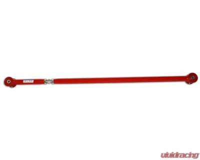 Spohn Bright Red 4130N Chrome Moly Adjustable Tubular Panhard Bar w/ Poly / Poly Ends - C104-4130R