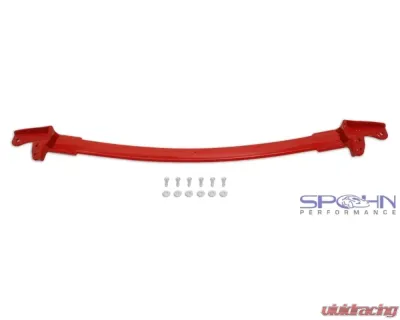 Spohn Bright Red 2 Point Strut Tower Brace w/ Lightweight Aluminum Chevrolet 2011+ - C11-964R