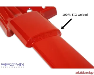 Spohn Bright Red 2 Point Strut Tower Brace w/ Lightweight Aluminum Chevrolet 2011+ - C11-964R