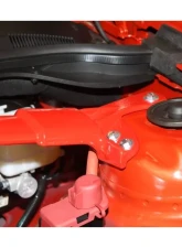 Spohn Bright Red 2 Point Strut Tower Brace w/ Lightweight Aluminum Chevrolet 2011+                                     - C11-964R - Image 8