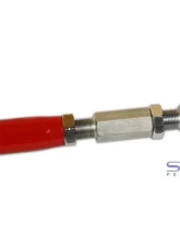 Spohn Bright Red 4130N Chrome Moly Adjustable Tubular Control Arm w/ Poly / Spherical Ends                                     - C206-4130R - Image 3