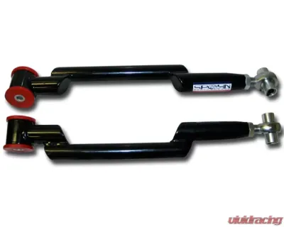 Spohn Bright Red 4130N Chrome Moly Adjustable Tubular Control Arm w/ Poly / Spherical Ends - C206-4130R