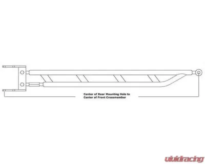 Spohn Bright Red Adjustable Tubular Torque Arm - CBTAR