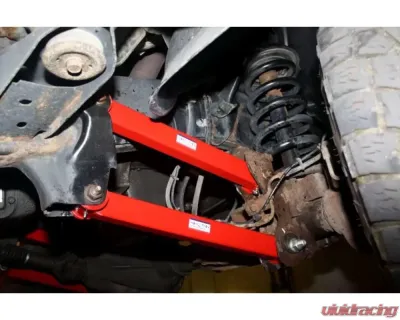 Spohn Bright Red Boxed Front Upper Control Arms 4"-6" Lifted Ride Height Dodge Ram 2000-2002 - D00-02-602-6R