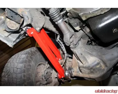 Spohn Bright Red Boxed Front Lower Control Arms 1"-3" Lifted Ride Height Dodge Ram 2003-2009 - D03-202-3R