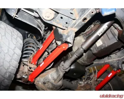 Spohn Bright Red Boxed Front Upper Control Arms 1"-3" Lifted Ride Height Dodge Ram 2003-2013 - D03-602-3R