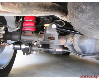 Spohn Gloss Black Adjustable Rear Panhard Bar w/ Polyurethane Bushings Dodge Ram 2009-2017 - D09-1500-104B