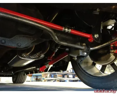 Spohn Gloss Black Adjustable Rear Panhard Bar w/ Polyurethane Bushings Dodge Ram 2009-2017 - D09-1500-104B