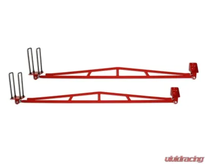 Spohn Gloss Black Rear Traction Bars Dodge Ram 1994-2002 - D94-02-RTB-QCSB-G1500B